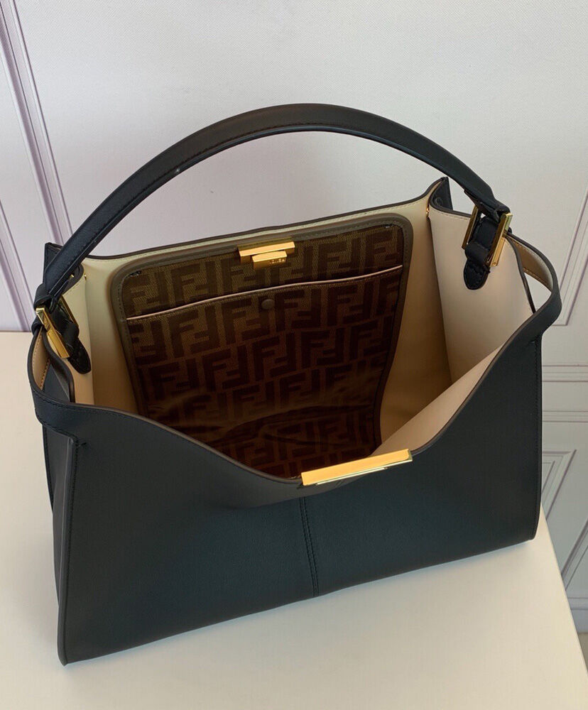 Fendi Peekaboo X lite Large Handbag 8BN304 Black